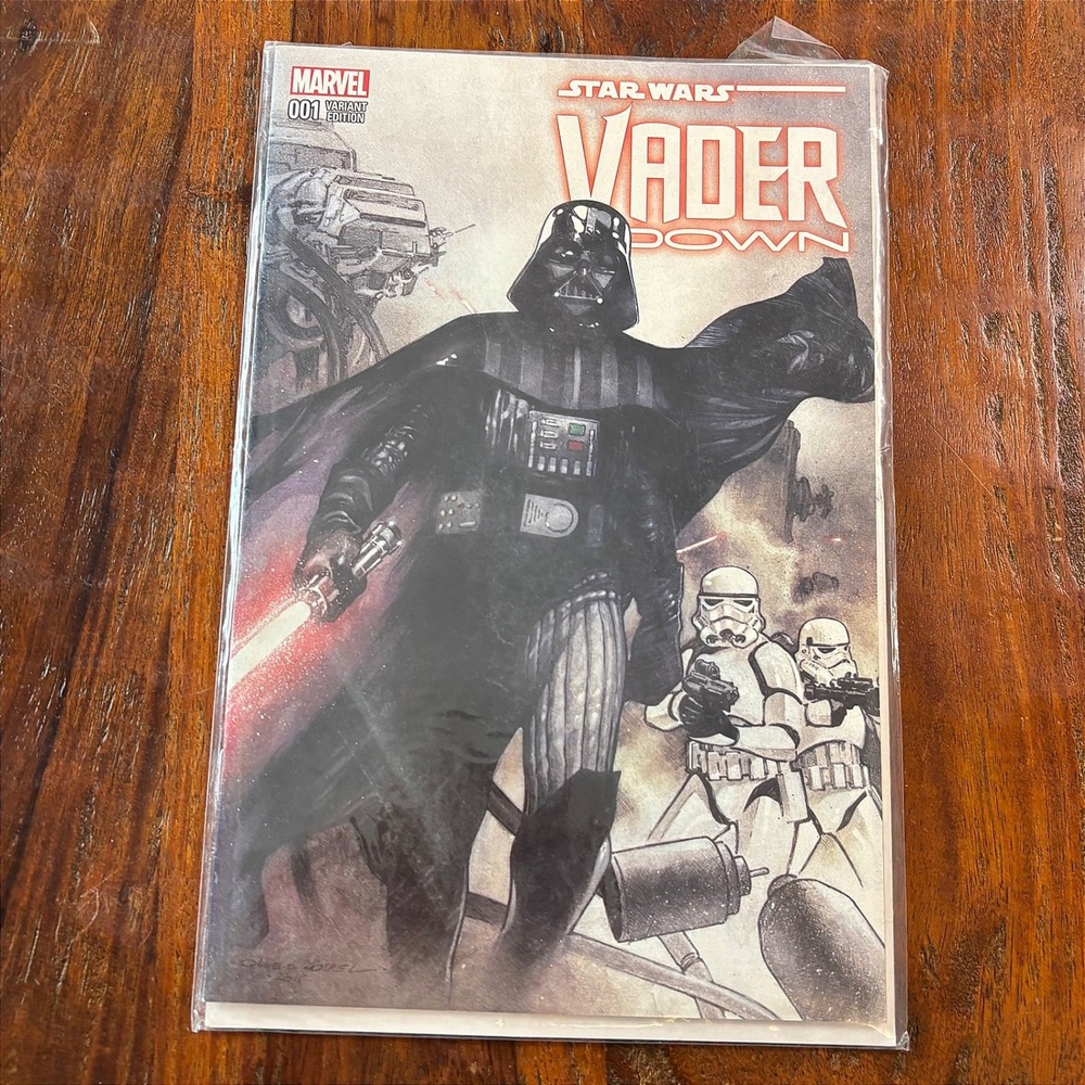 Star Wars Vader Down 1 Dynamic Forces Exclusive Variant Coipel Marvel Comic COA